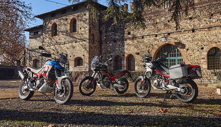 photo des gammes de moto Aprilia