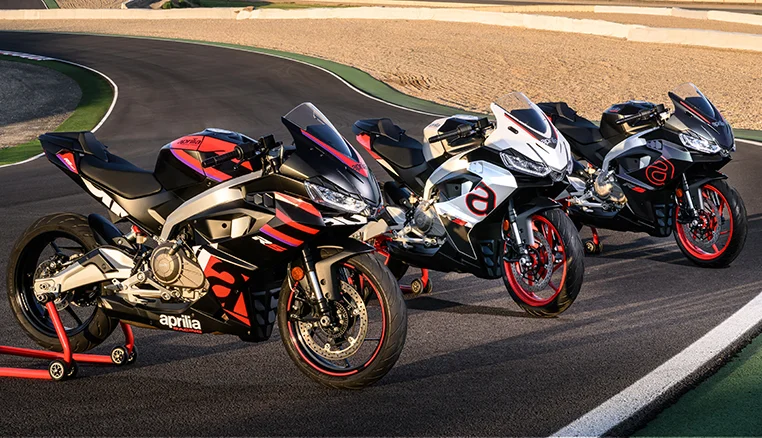 photo des gammes de moto Aprilia